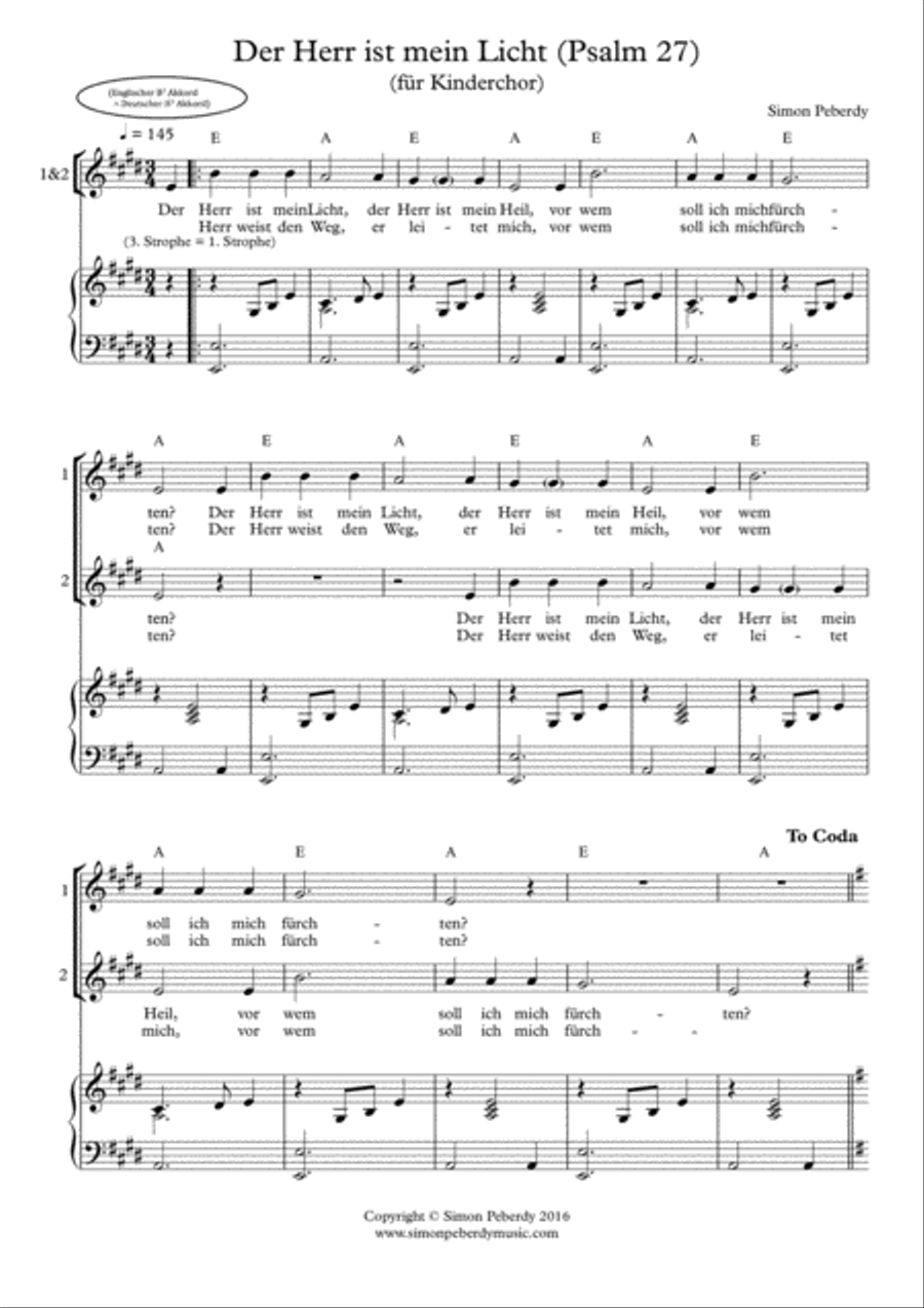 Kleine Messe für Kinderchor (rhythmical mass for children's choir) SA scores gallery preview page 2