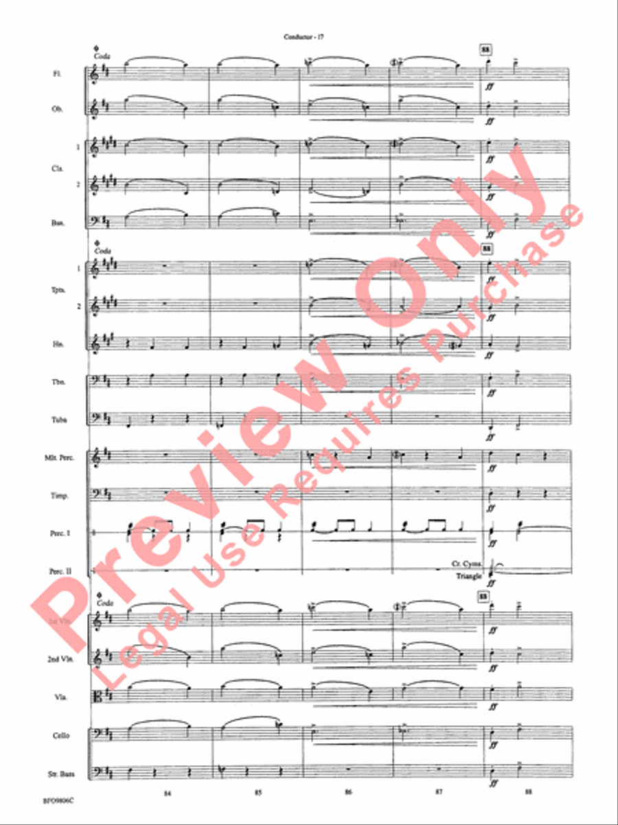 Waltz of the Flowers (from The Nutcracker Suite) Full Orchestra scores gallery preview page 20