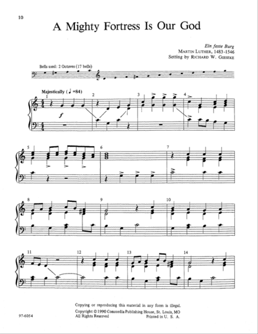 Let His Praises Ring Let His Praises Ring Handbell Choir scores gallery preview page 5