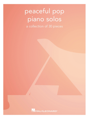 Book cover for Peaceful Pop Piano Solos