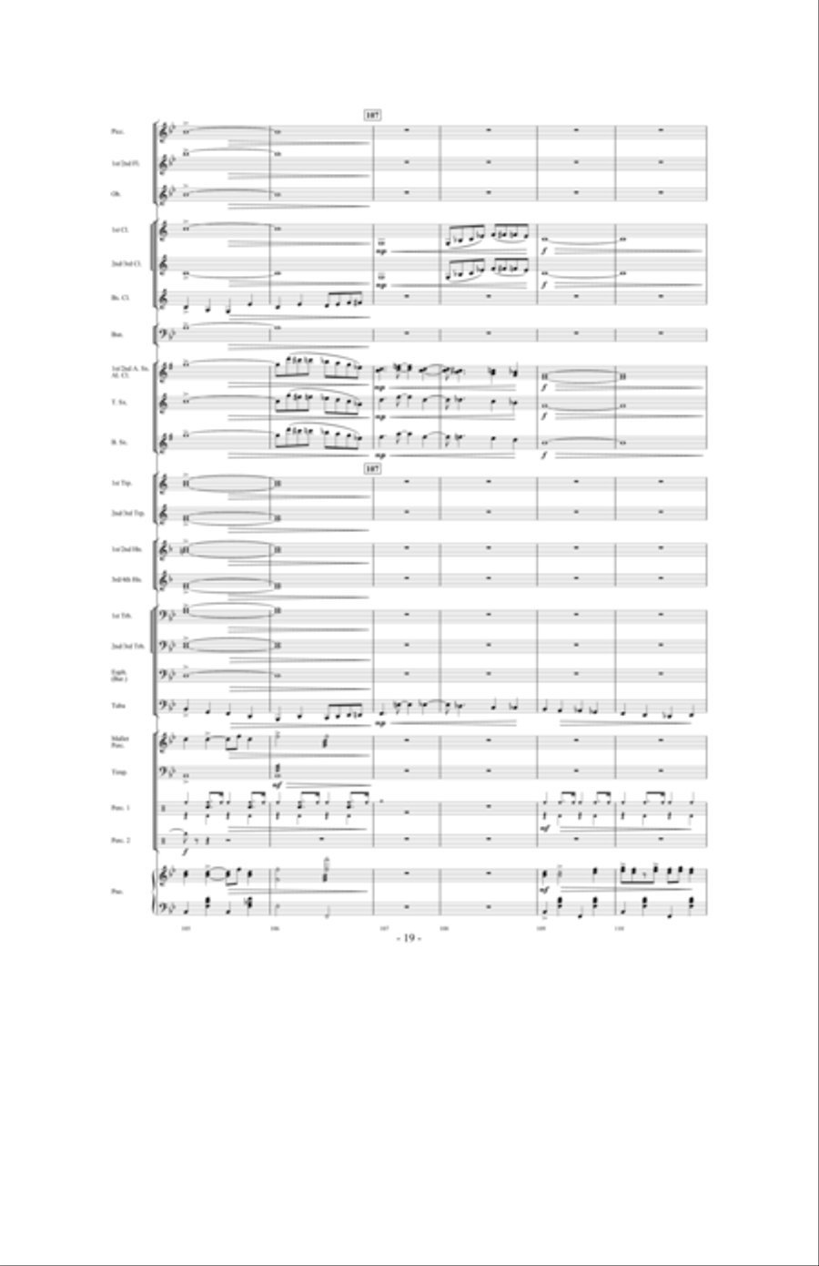 Promising Skies Concert Band scores gallery preview page 18
