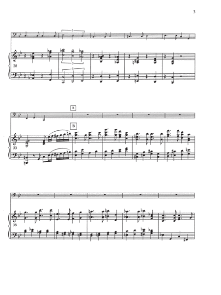 Music for Bass Trombone (or Tuba) and Piano (op.64, No.4)