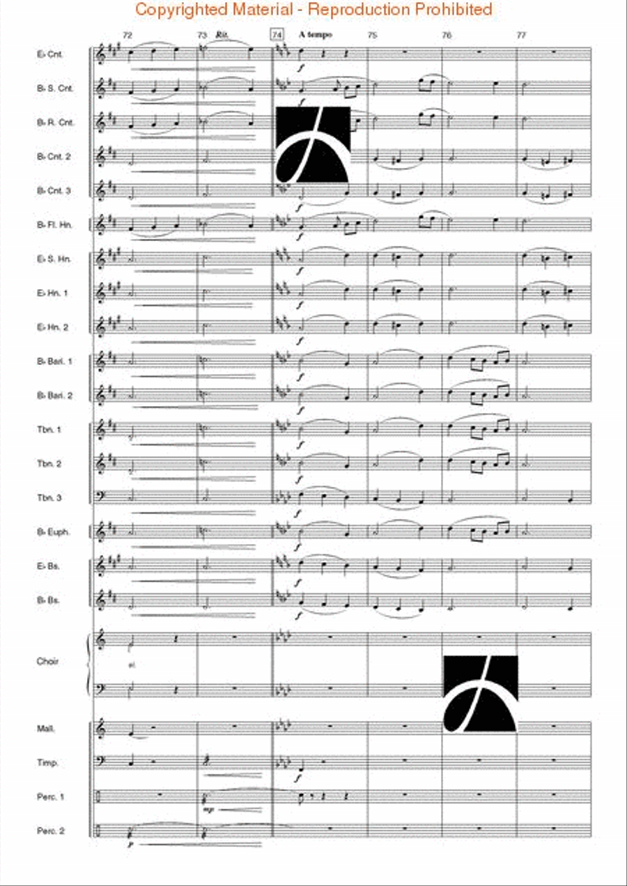 The Spirit of Christmas The Spirit of Christmas Concert Band scores gallery preview page 14