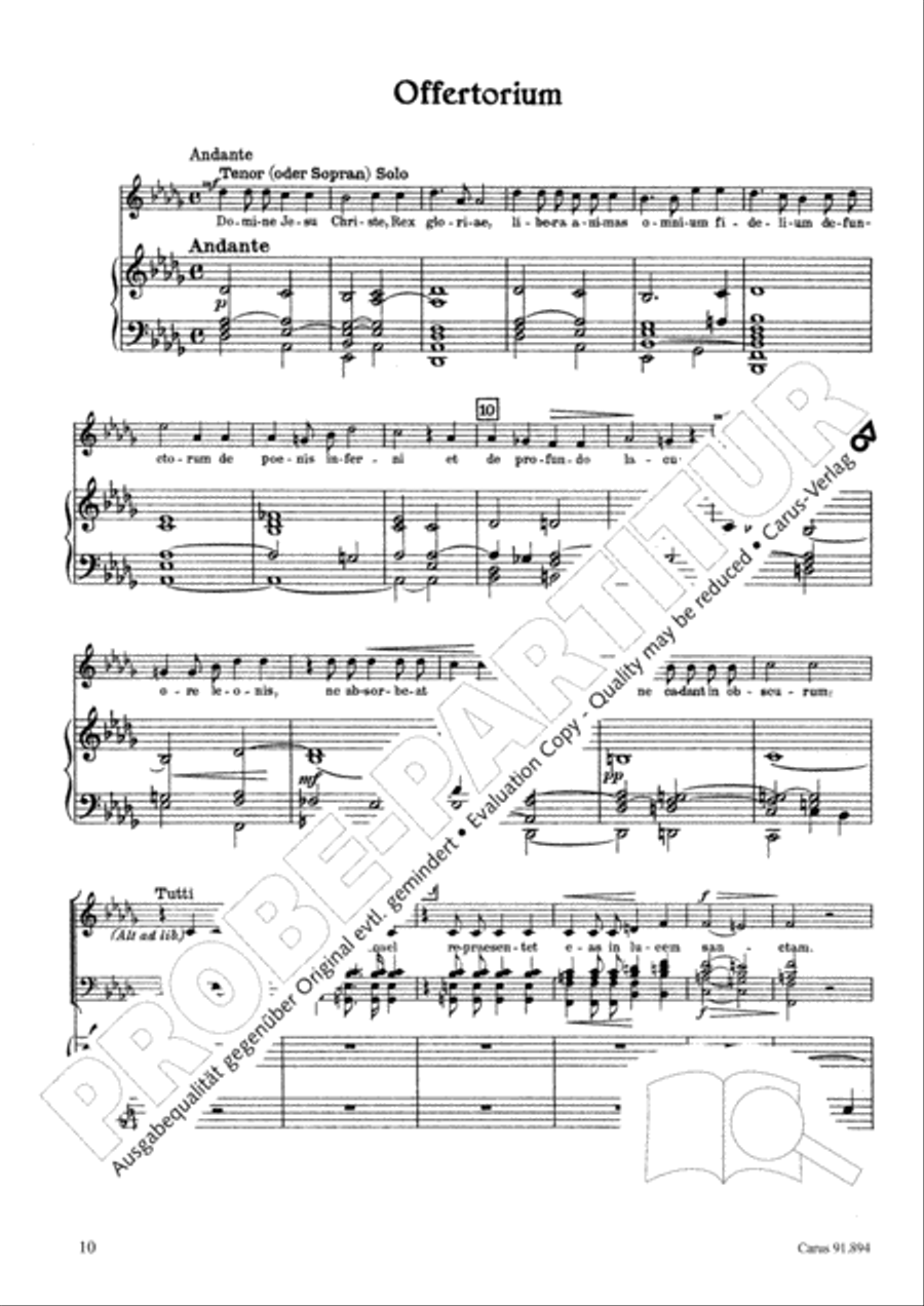 Requiem 4-Part scores gallery preview page 11