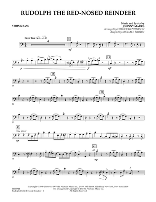 Rudolph the Red-Nosed Reindeer (Canadian Brass) - String Bass