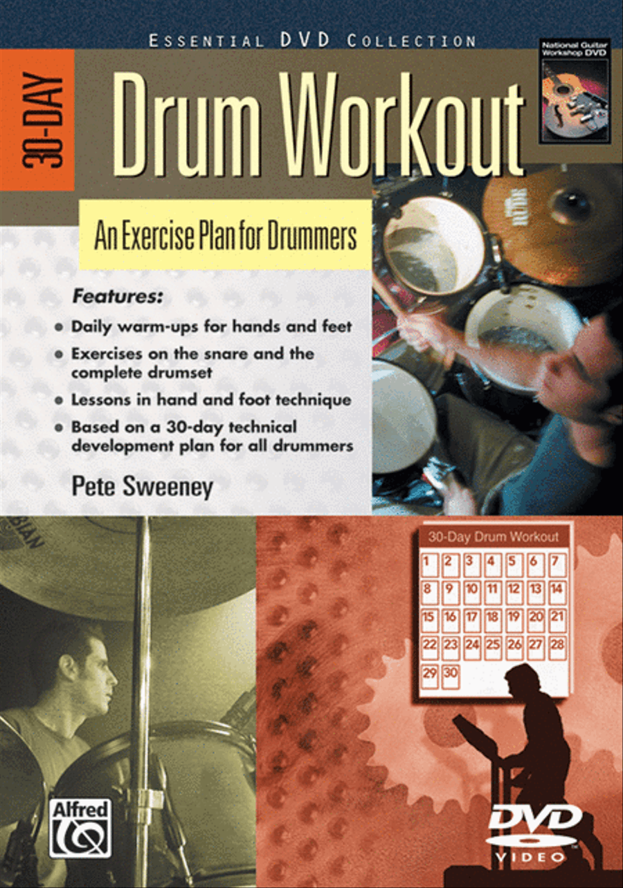 30-day Drum Workout (DVD only) Drum Set scores gallery preview page 1