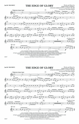 The Edge of Glory: 2nd B-flat Trumpet