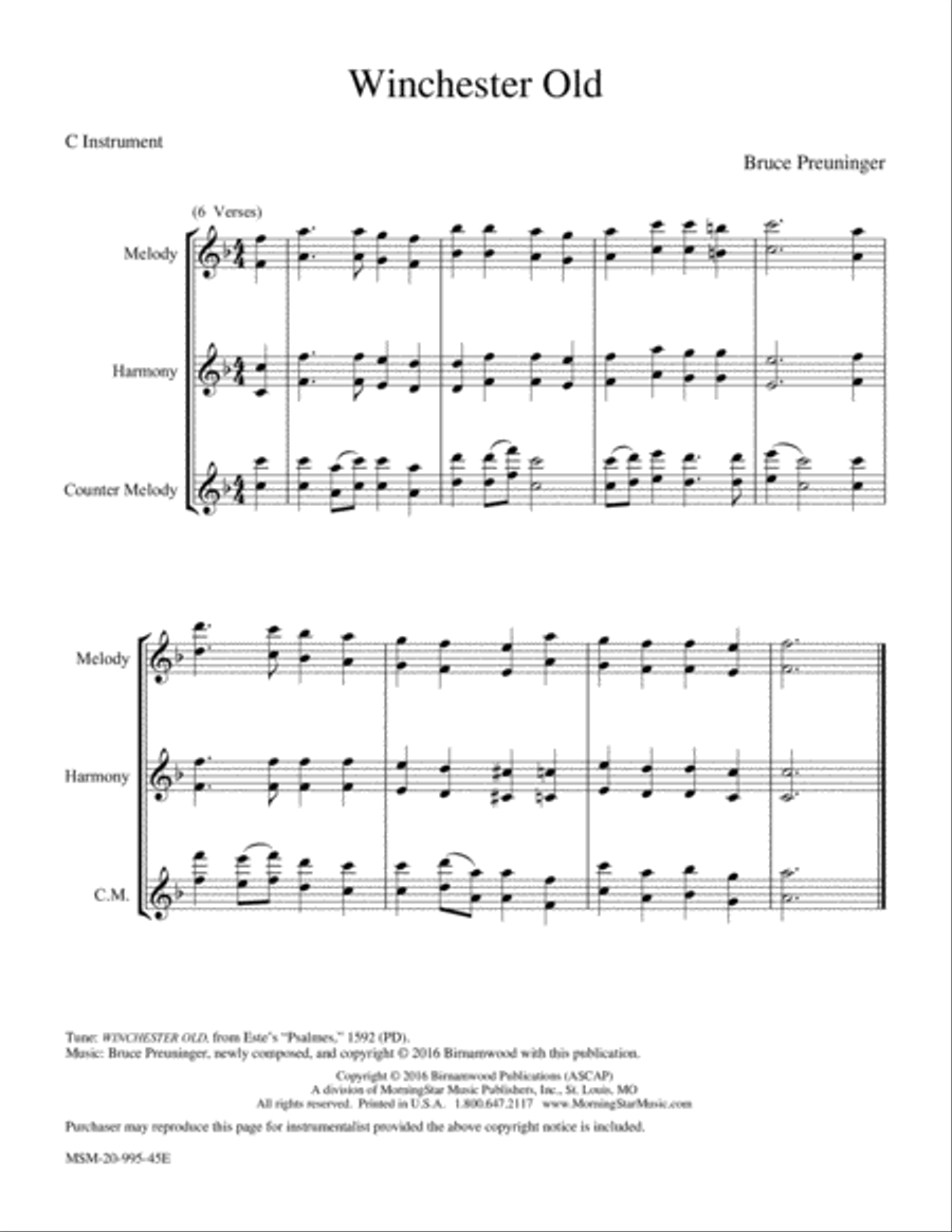 Winchester Old Piano and Keyboard scores gallery preview page 2