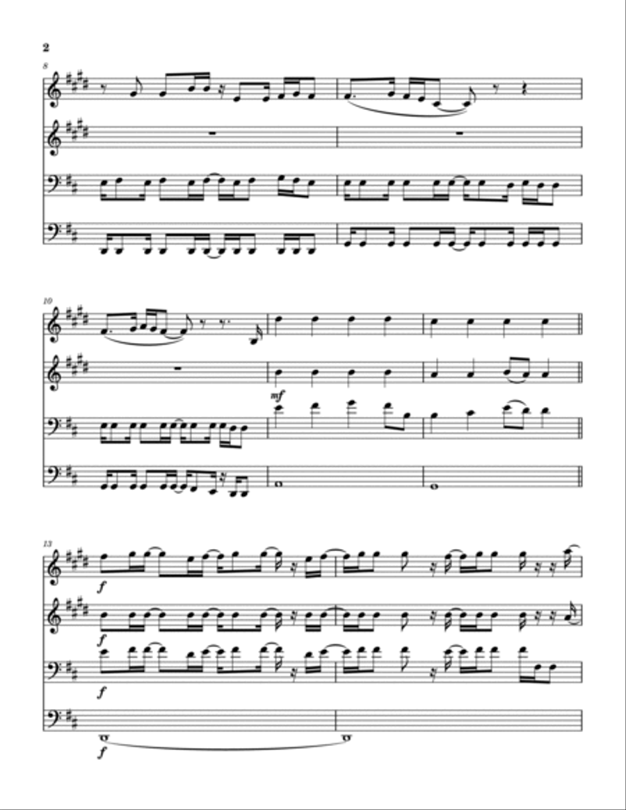 These Days These Days Brass Quartet scores gallery preview page 3