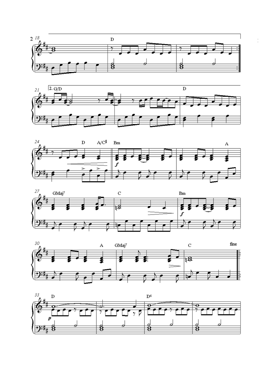 Us And Them Us And Them Piano Solo scores gallery preview page 2