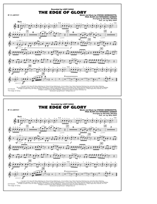 The Edge Of Glory - Bb Clarinet