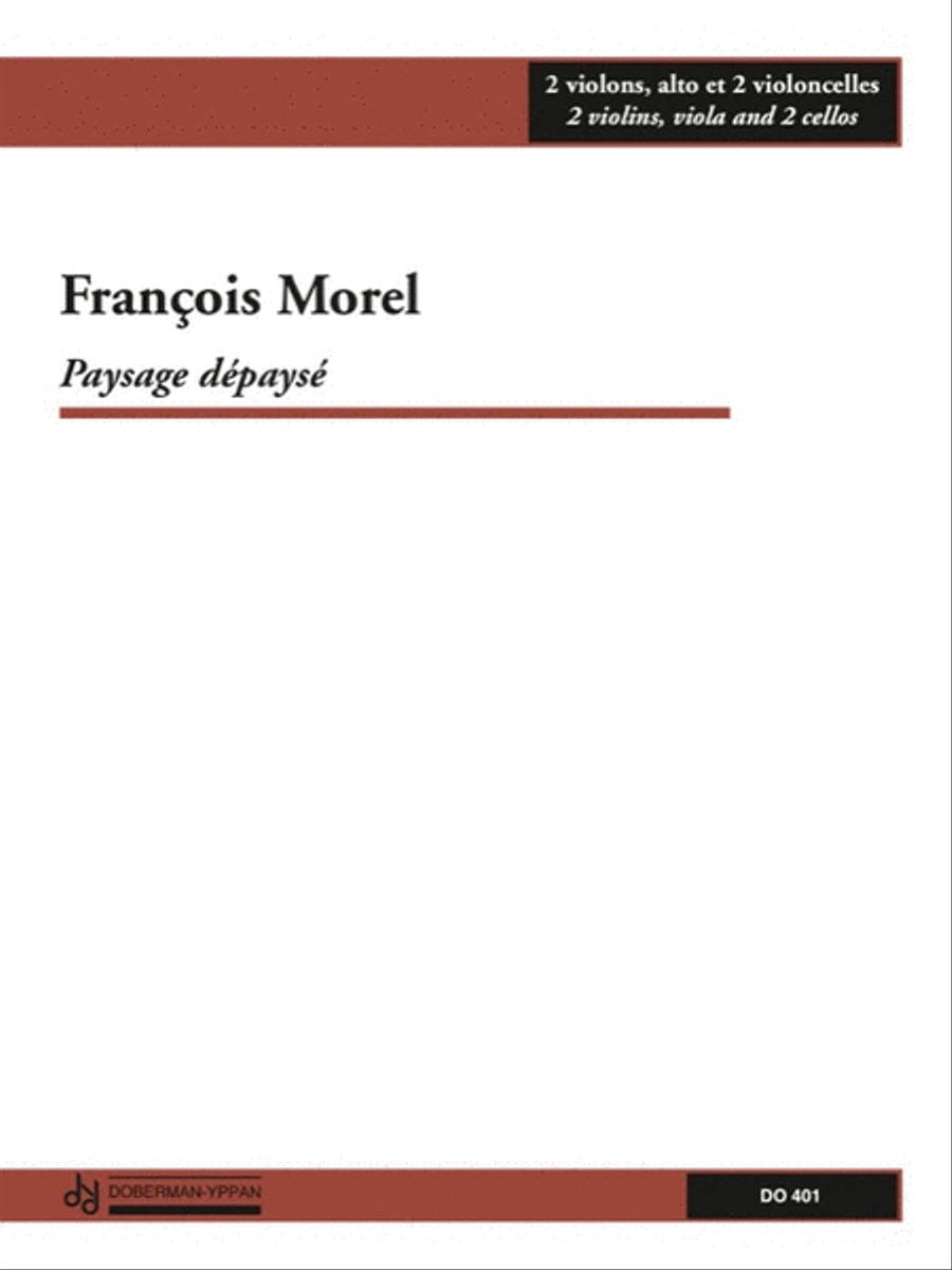 Paysage dépaysé (2 vlns, vla, 2 cello) Cello scores gallery preview page 1