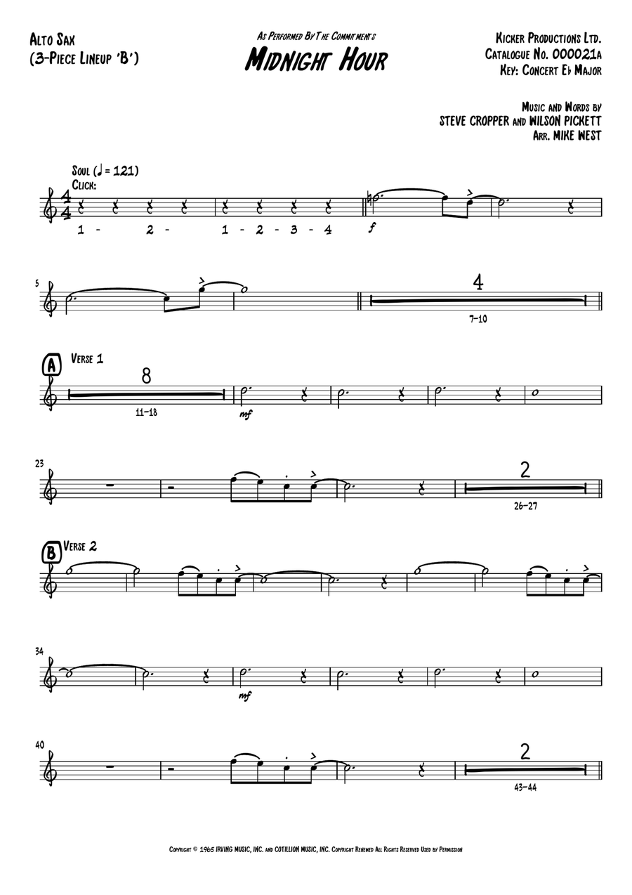 In The Midnight Hour Small Ensemble scores gallery preview page 5