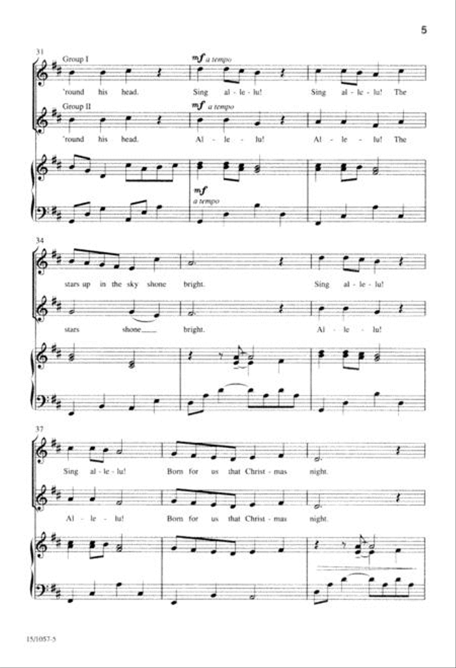 Born for Us That Christmas Night 2-Part scores gallery preview page 5