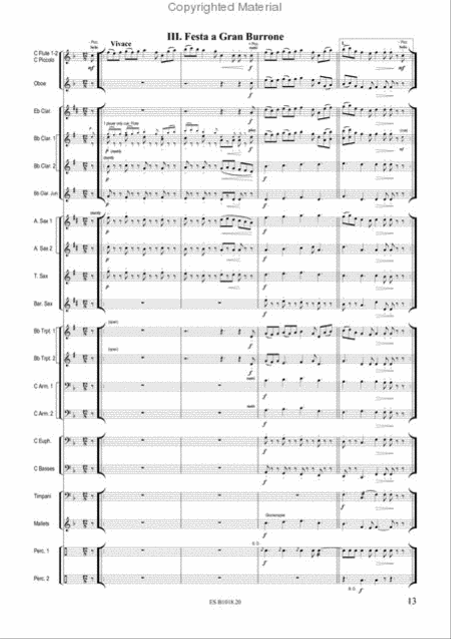 Gli Elfi Concert Band scores gallery preview page 5