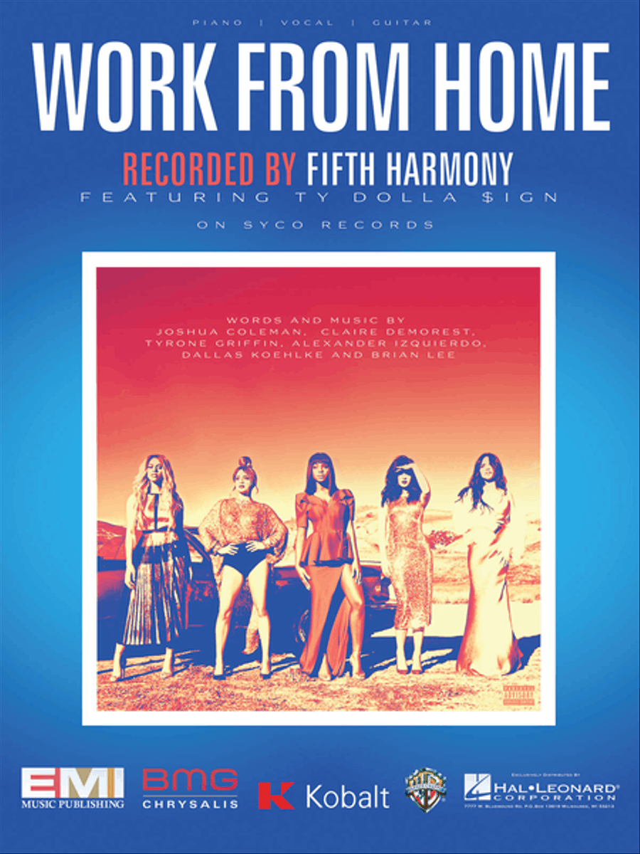 Work from Home Piano, Vocal, Guitar scores gallery preview page 1