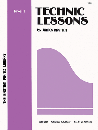 Book cover for Technic Lessons, Level 1