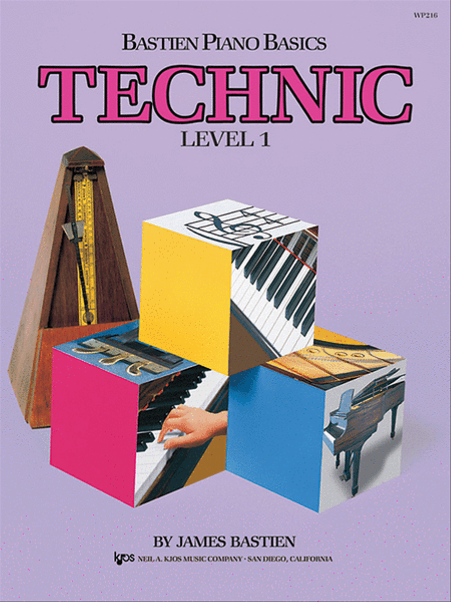 Bastien Piano Basics, Level 1, Technic Piano Method scores gallery preview page 1