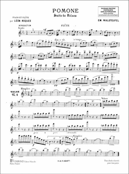 Pomone Flute-Piano