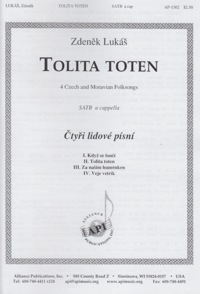 Tolita Toten (4 Folksongs) image number null