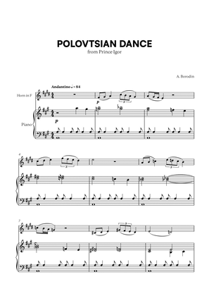 Polovtsian Dance (from Prince Igor) (for French Horn and Piano)