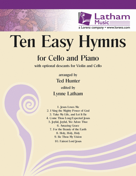 Ten Easy Hymns for Cello and Piano image number null