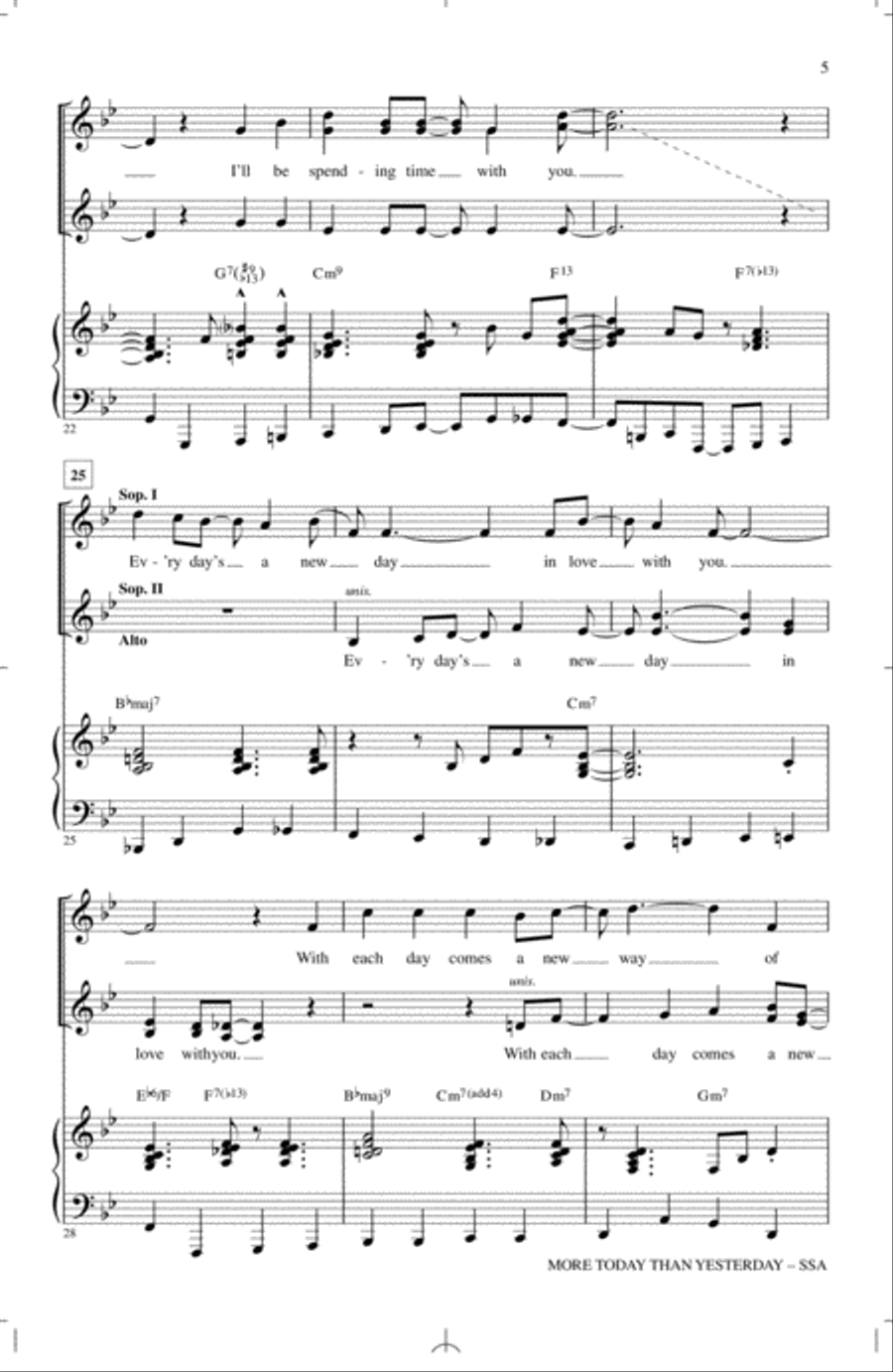 More Today Than Yesterday SSA scores gallery preview page 4