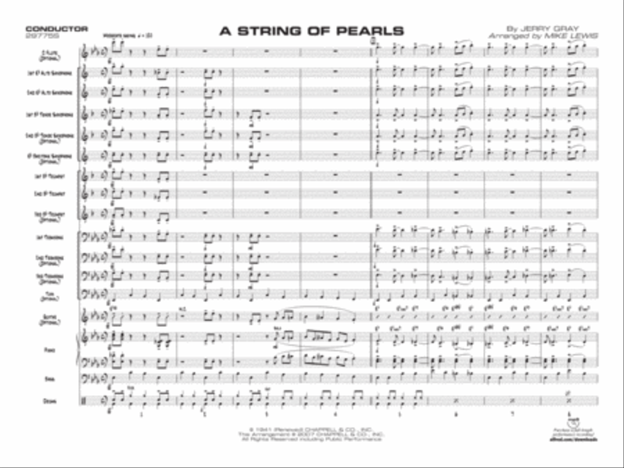 String of Pearls Jazz Ensemble scores gallery preview page 4