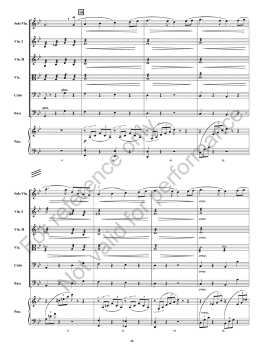 Lake In The Moonlight String Orchestra scores gallery preview page 5