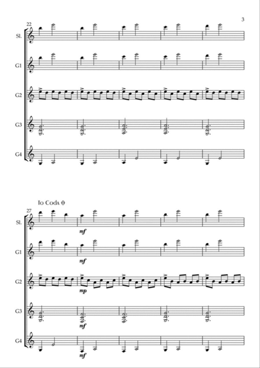 Interstellar Guitar scores gallery preview page 3