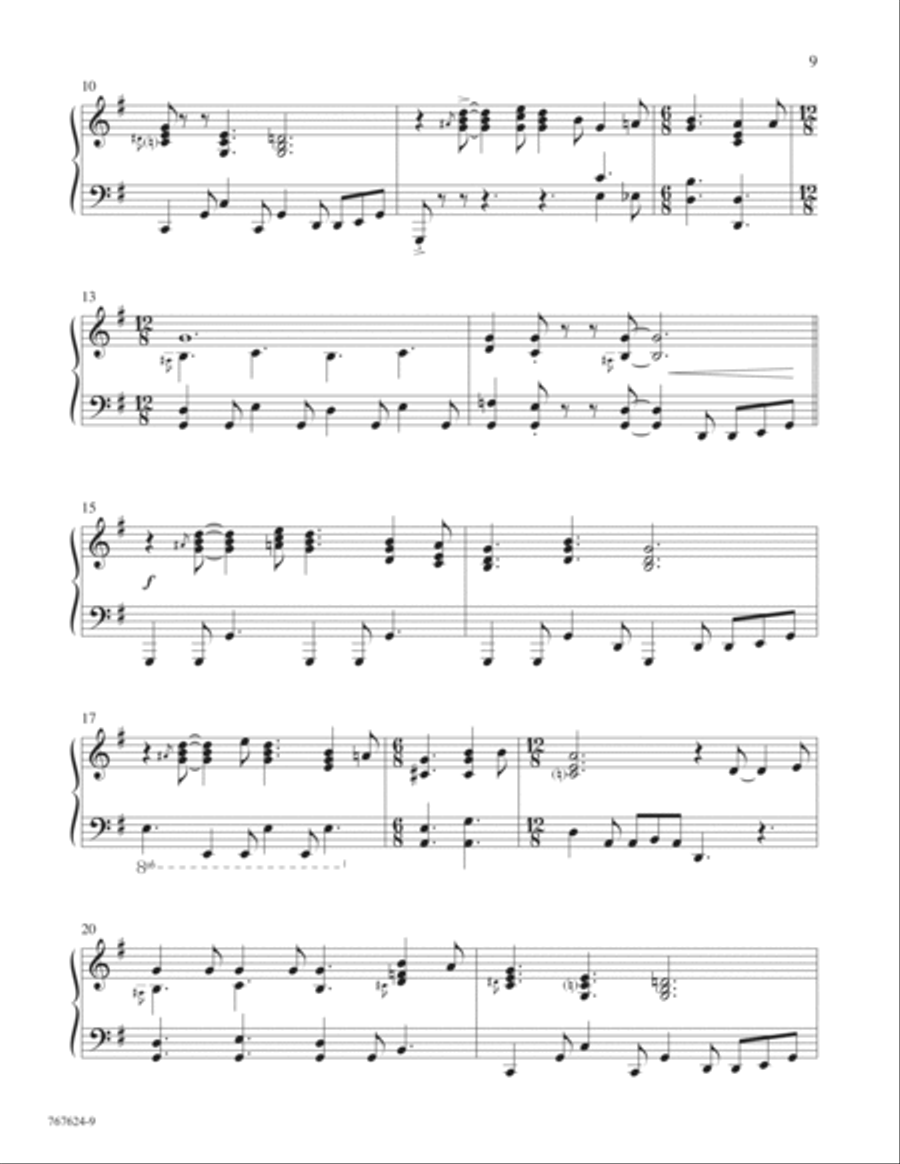 Hymns for a Raney Sunday Piano Solo scores gallery preview page 6