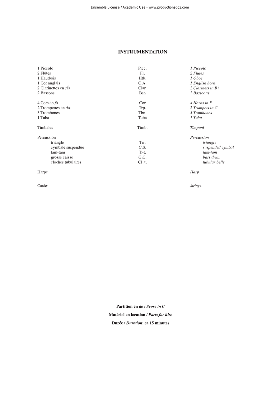 Sur les rives du Saint-Maurice, opus 78 Orchestra scores gallery preview page 4
