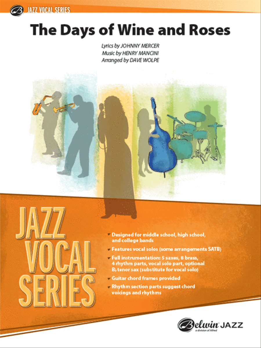The Days of Wine and Roses Jazz Ensemble scores gallery preview page 1
