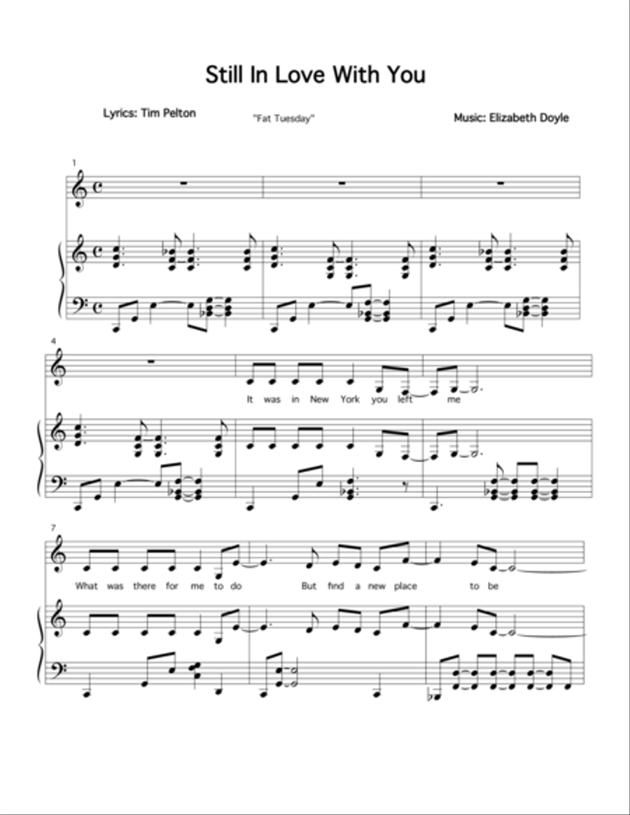 Still In Love With You Voice scores gallery preview page 1