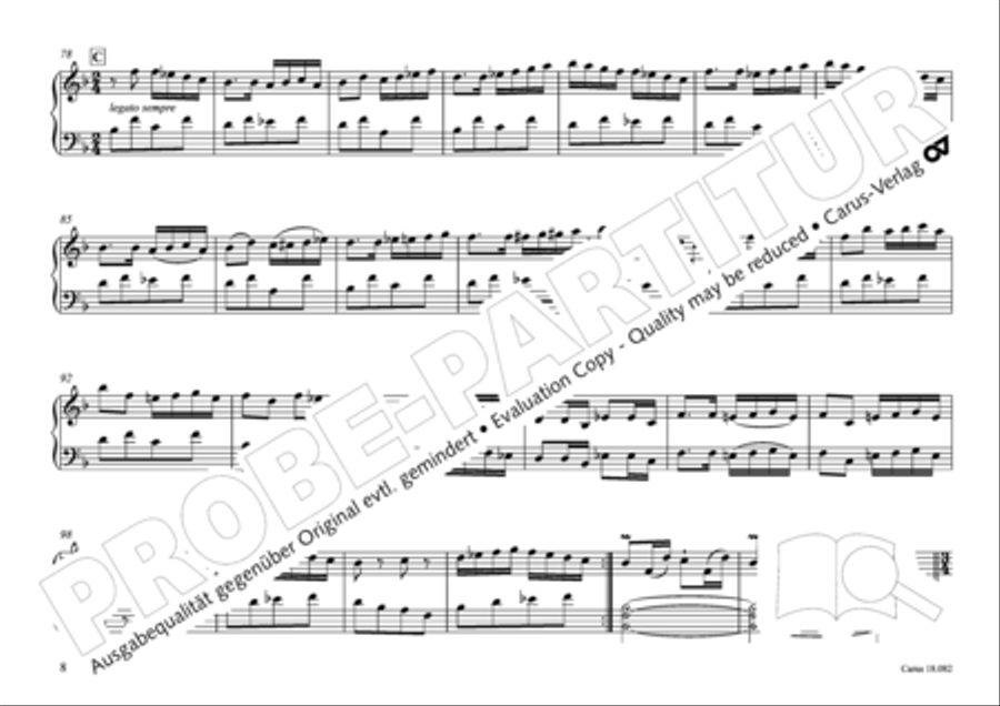 Pastoral music for organ, vol. 2: Germany, Bohemia, Austria, South Tyrol Organ Solo scores gallery preview page 9