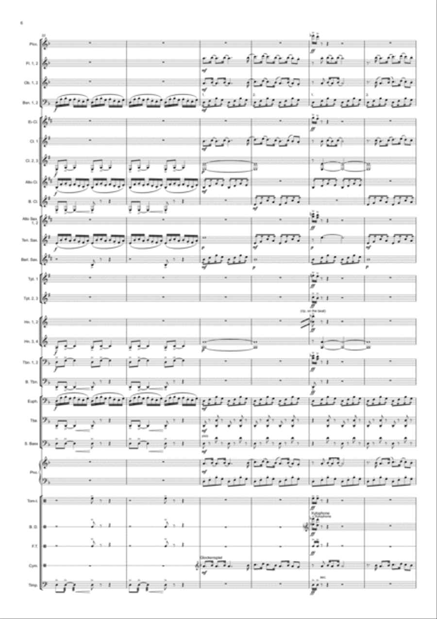 All The Strange Creatures Concert Band scores gallery preview page 6