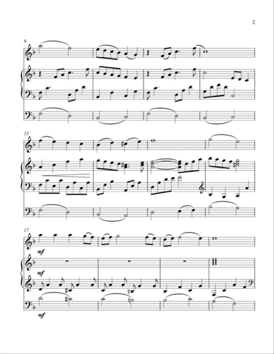 Have Yourself A Merry Little Christmas from MEET ME IN ST. LOUIS Piano Trio scores gallery preview page 3