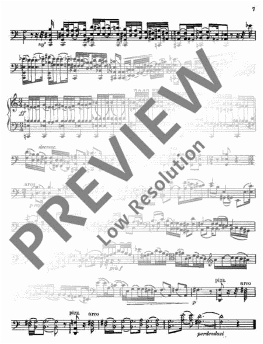 Sonata Cello scores gallery preview page 8