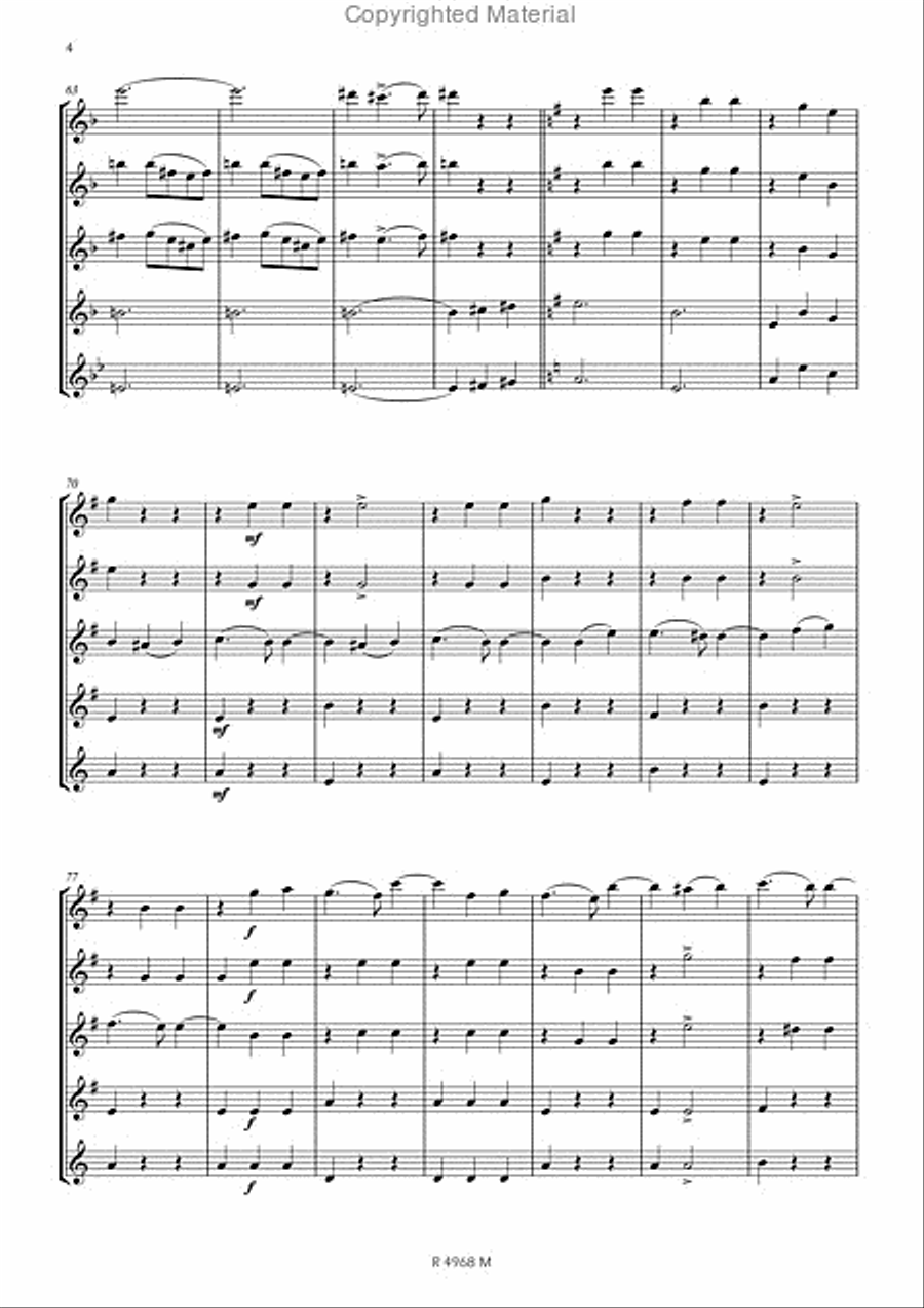 Les Yeux noirs, pour flûte Flute scores gallery preview page 5