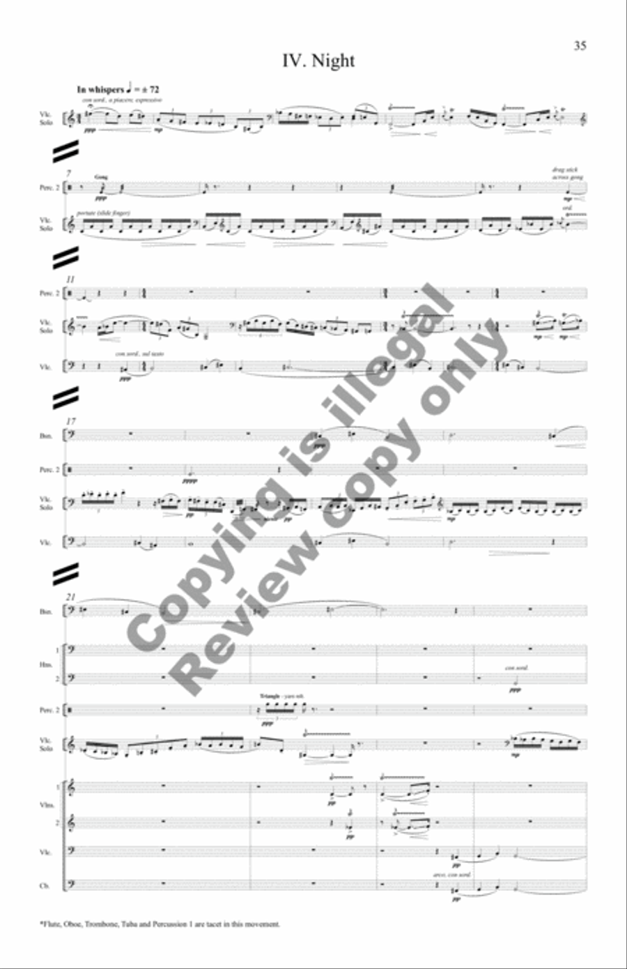 Legends of Kintamani (Additional Orchestra Score) Score scores gallery preview page 21