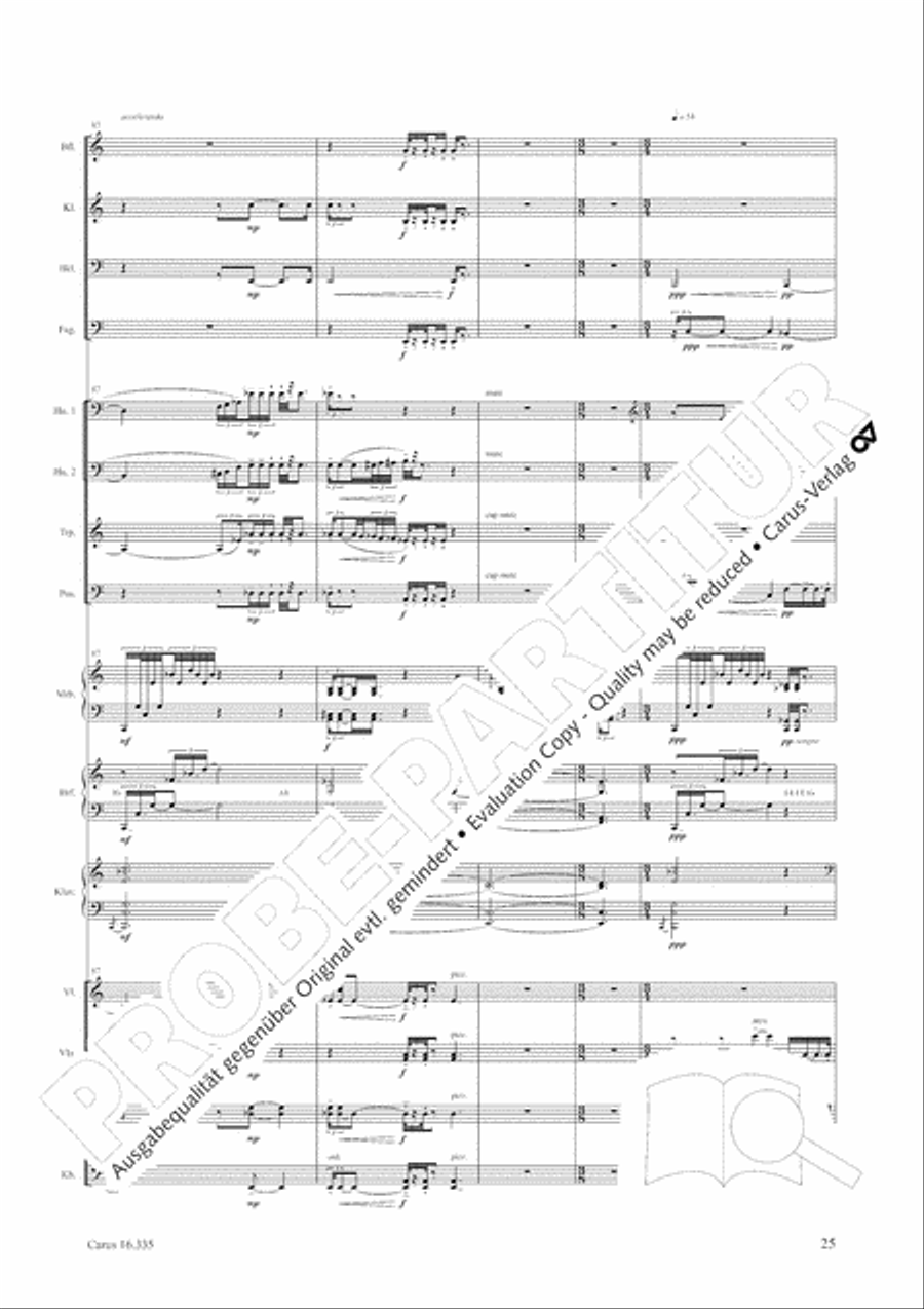Esquisse: le froid Orchestra scores gallery preview page 26