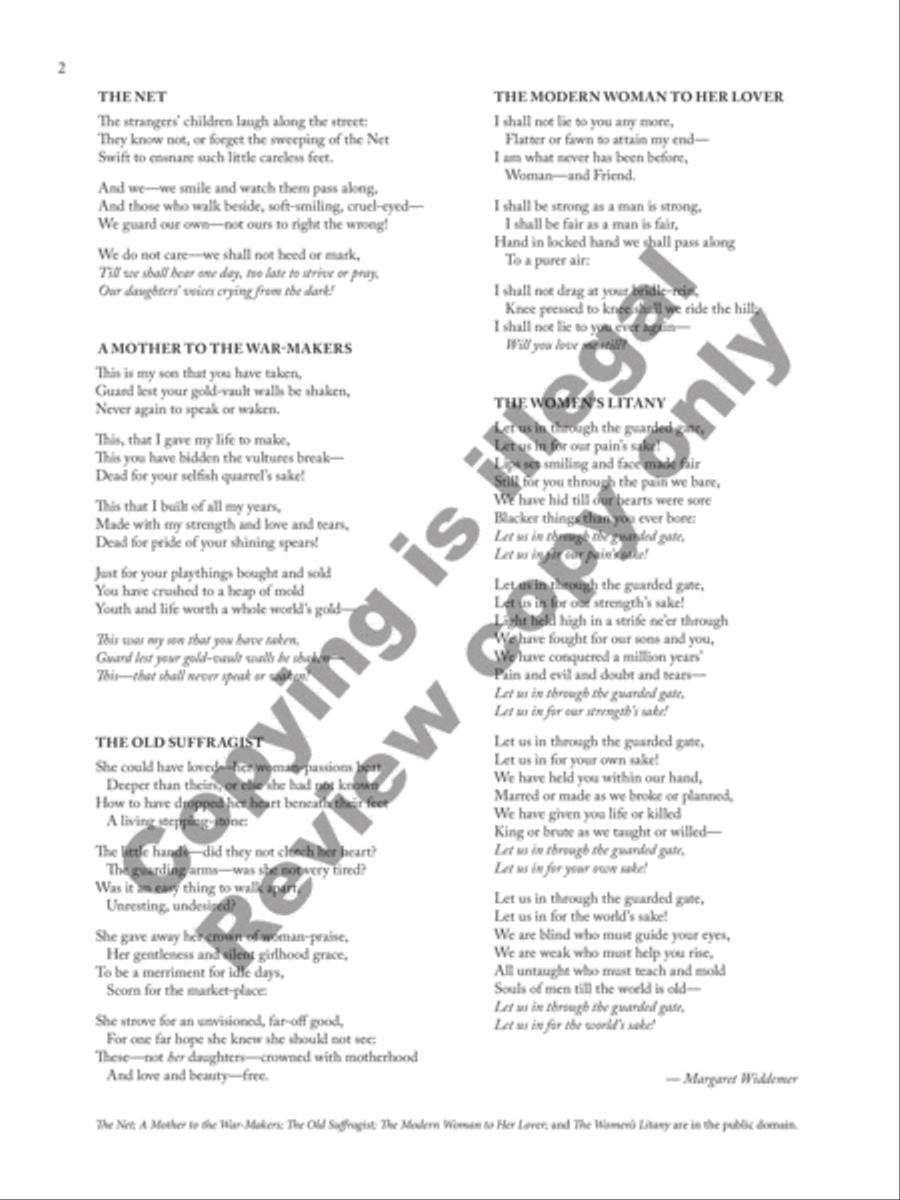 Through the Guarded Gate Through the Guarded Gate Mezzo-Soprano Voice scores gallery preview page 4