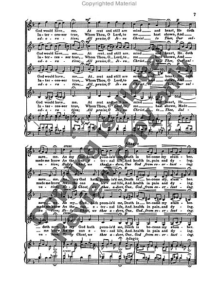 Three Chorales from Opus 29, No. 1 and Opus 74, Nos. 1 & 2