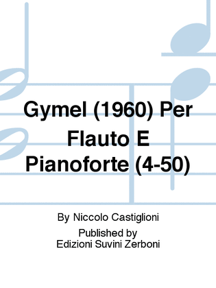 Gymel (1960) Per Flauto E Pianoforte (4-50)