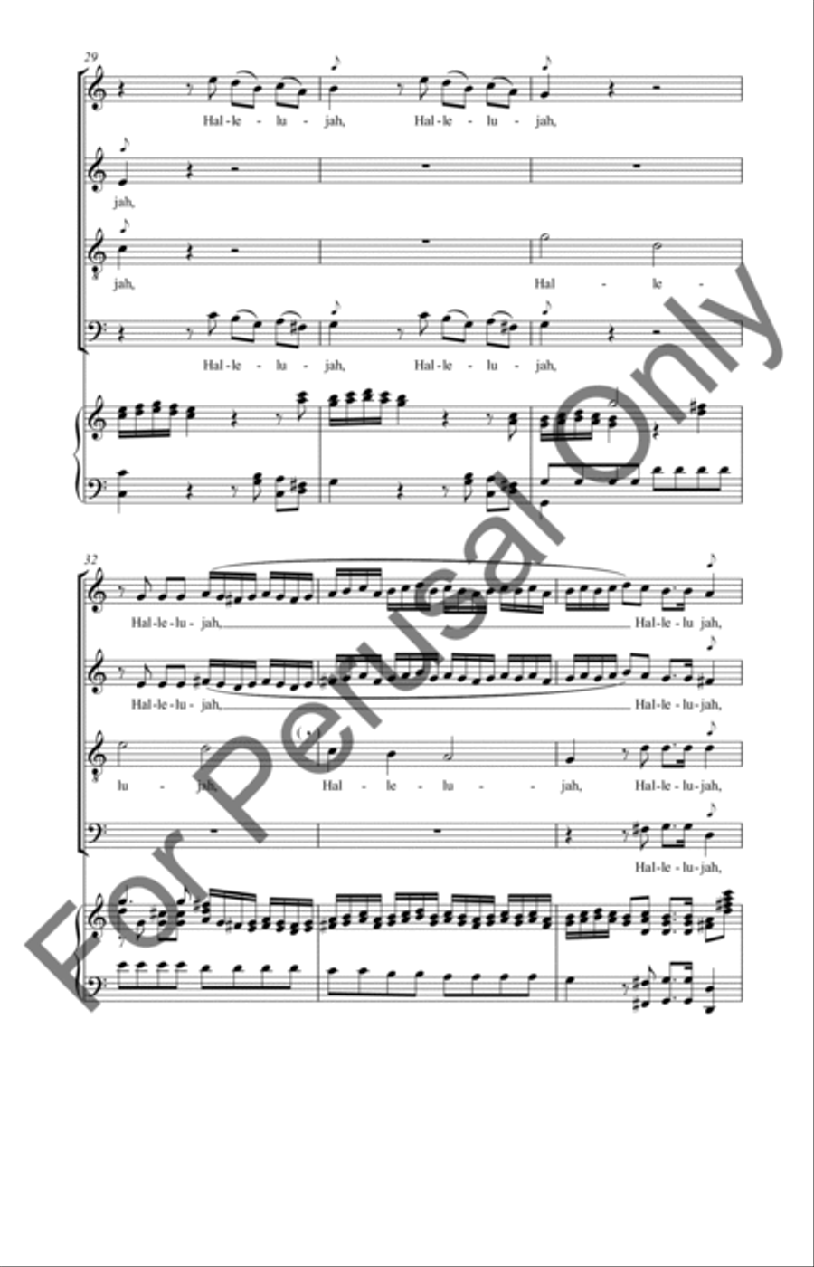 How Excellent Thy Name 4-Part scores gallery preview page 7