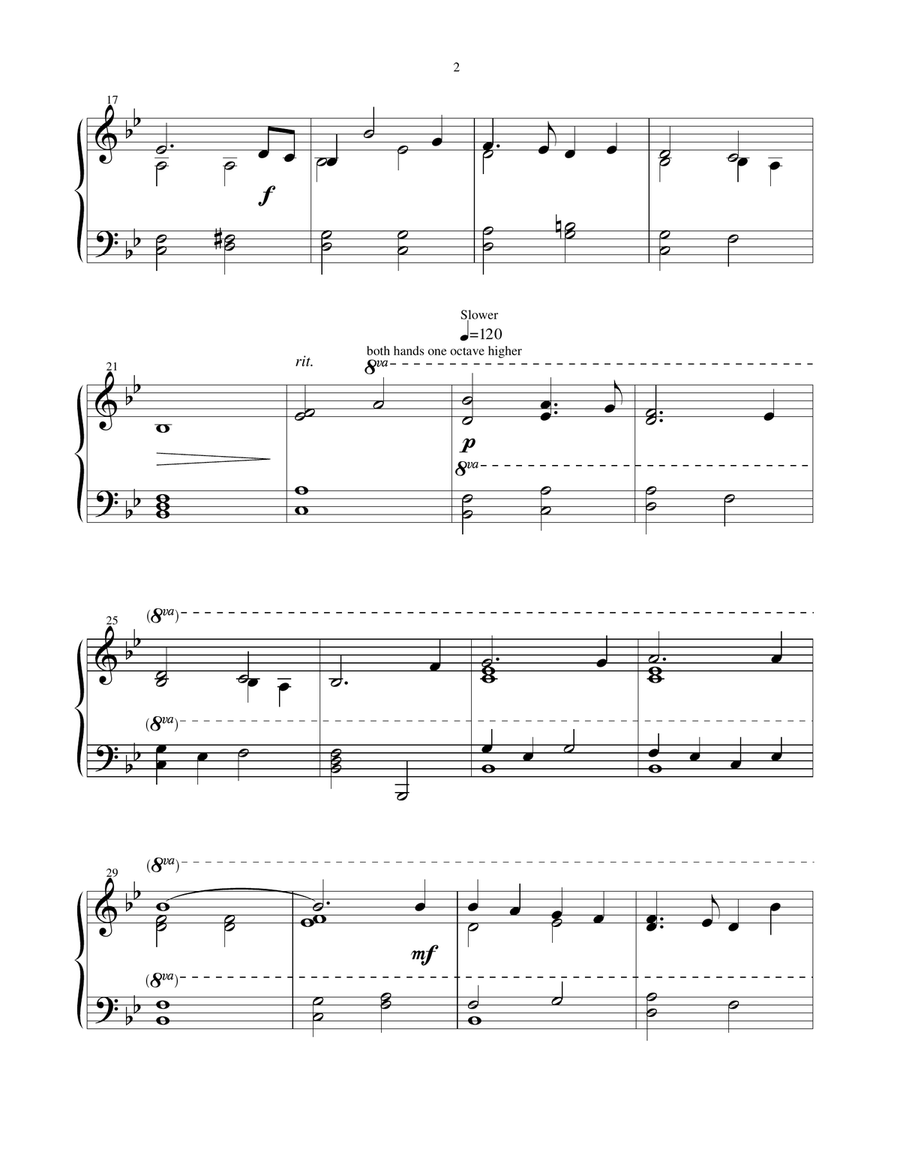 Christmas Classics for the Moderate Level Pianist Piano Solo scores gallery preview page 5