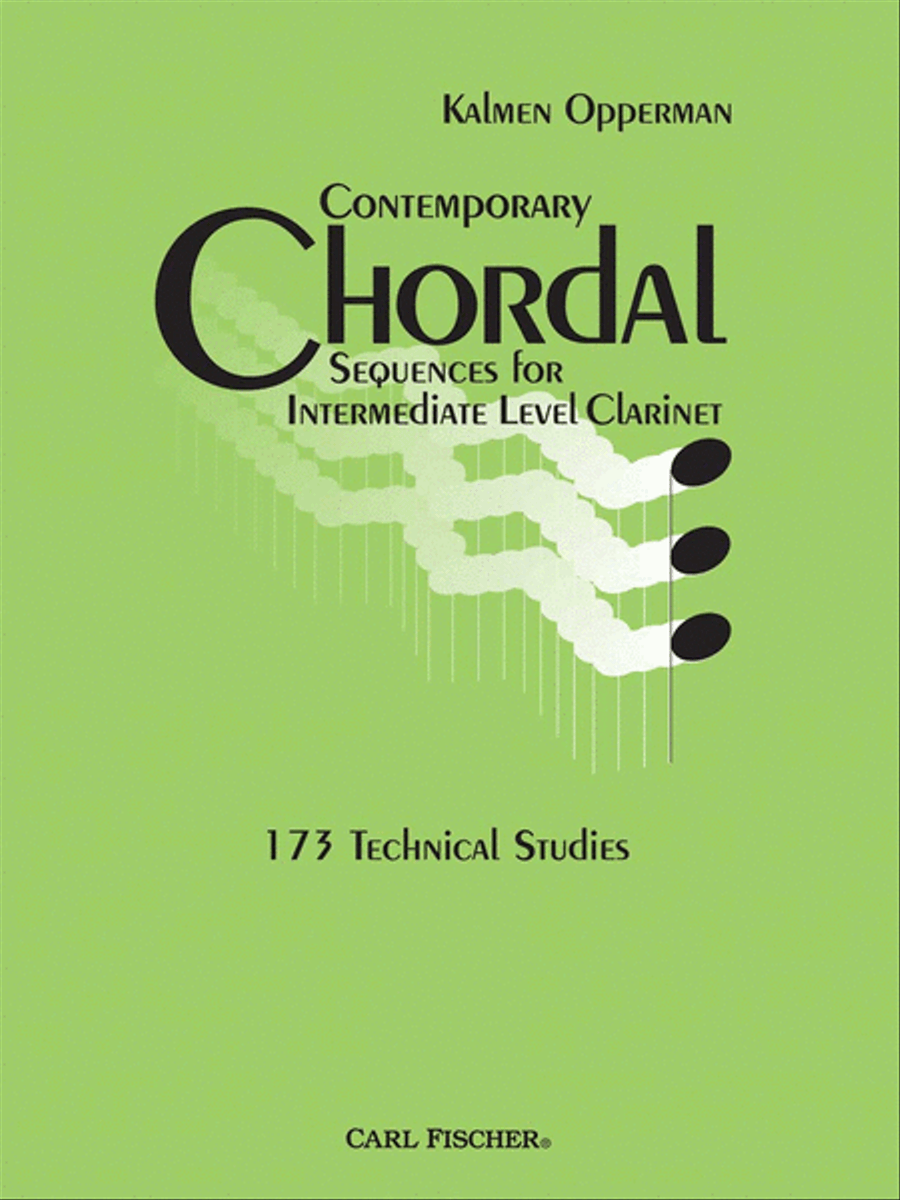 Contemporary Chordal Sequences For Intermediate Clarinet B-Flat Clarinet scores gallery preview page 1