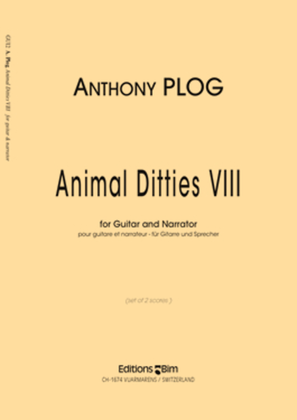 Book cover for Animal Ditties VIII