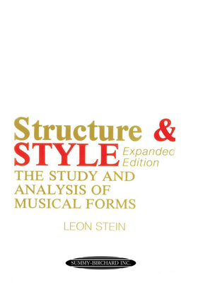 Anthology of Musical Forms -- Structure & Style