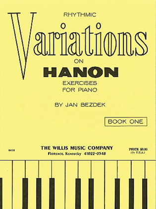 Book cover for Rhythmic Variations - Hanon, Book 1
